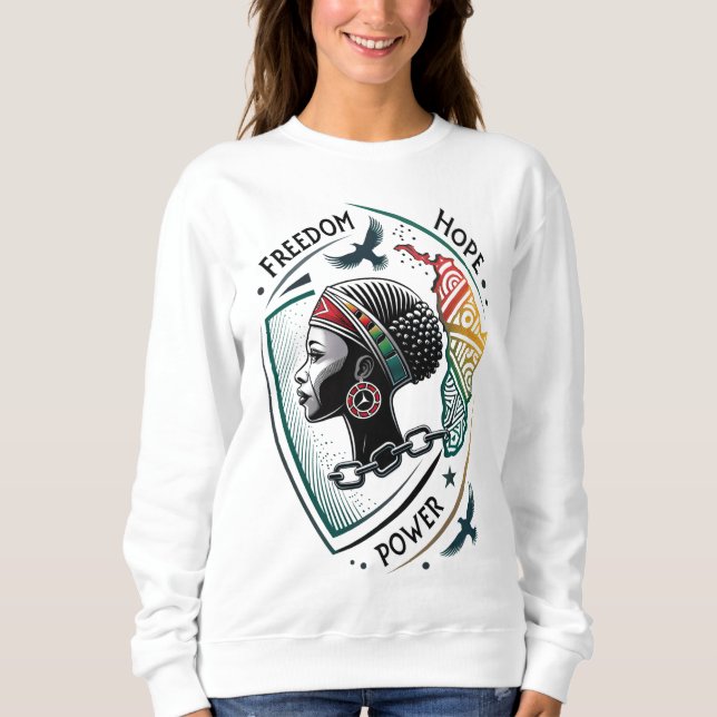 Black History Matters Hoodie – Black History Month T Shirt (Framsida)