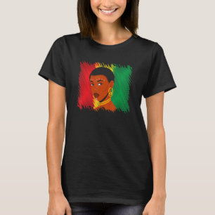 Black History Mon, svart, afrikansk svart flicka T Shirt