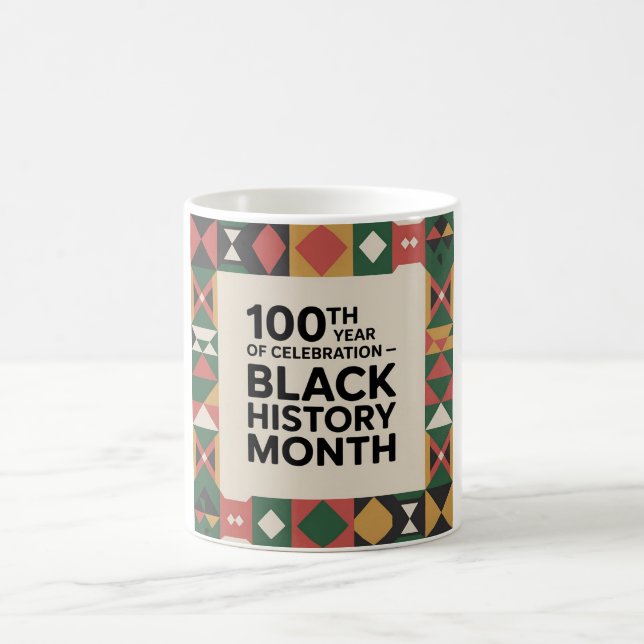 Black History Month – 100 Years of Celebration Kaffemugg (Center)
