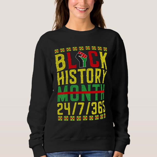 Black History Month 247365 African American Melani T Shirt (Framsida)