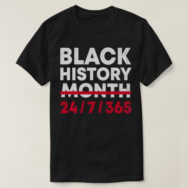 Black History Month 247365 African American Pride  T Shirt (Design framsida)