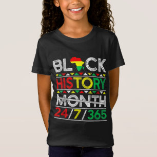 Black History Month 247365 African Melanin Black M T Shirt
