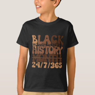 Black History Month 247365 African Melanin Black P T Shirt
