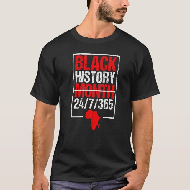 Black History Month 247365 Black History Month 202 T Shirt (Framsida)