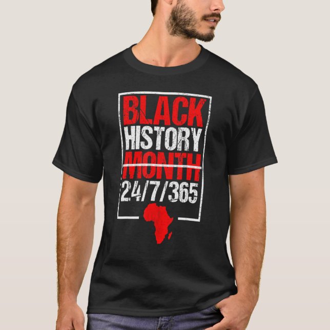Black History Month 247365 Black History Month 202 T Shirt (Framsida)