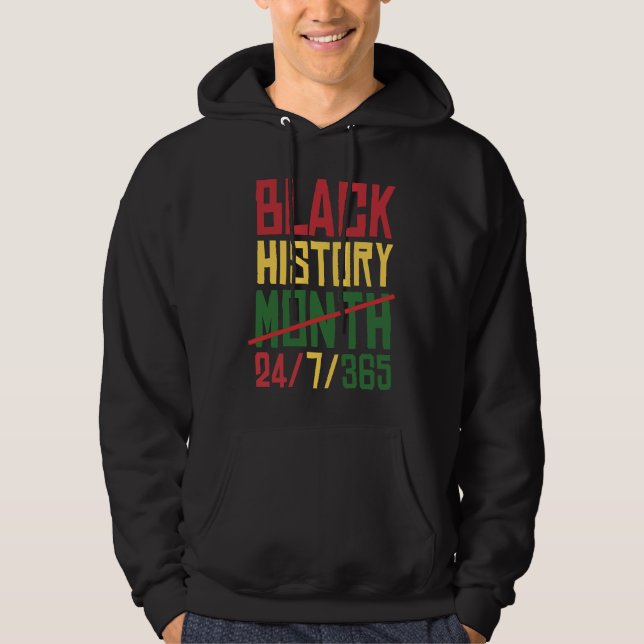 Black History Month 247365 Black Pride 2023 Melani Hoodie (Framsida)