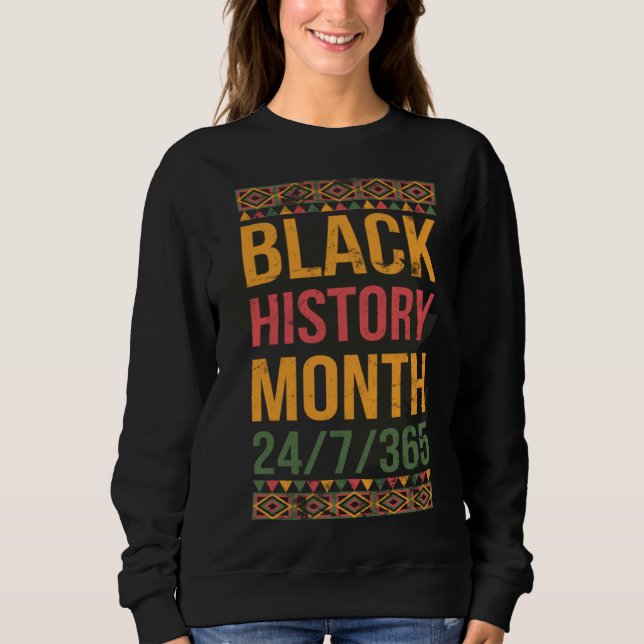 Black History Month 247365 For Pride African Ameri T Shirt (Framsida)