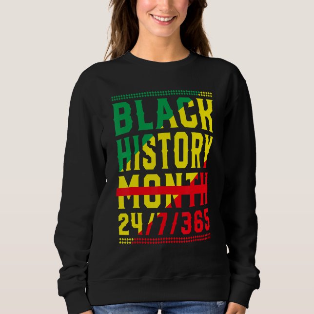 Black History Month 247365 Melanin Pride African A T Shirt (Framsida)