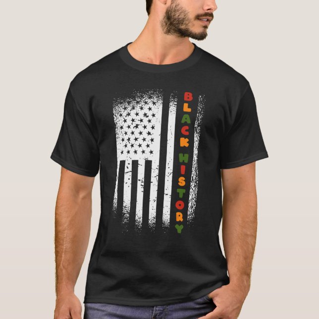 Black History Month 247365 Pride African American T Shirt (Framsida)