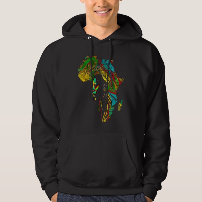 Black history month  African American Ancestors' r Hoodie (Framsida)