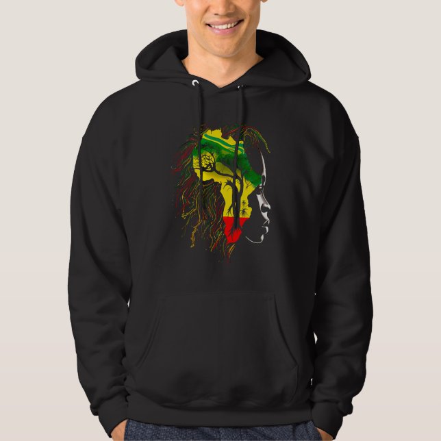 Black history month  African American Ancestors' r Hoodie (Framsida)