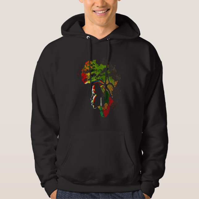 Black history month  African American Ancestors' r Hoodie (Framsida)