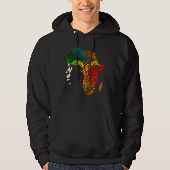 Black history month  African American Ancestors' r Hoodie (Framsida)