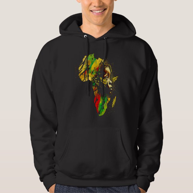 Black history month  African American Ancestors' r Hoodie (Framsida)