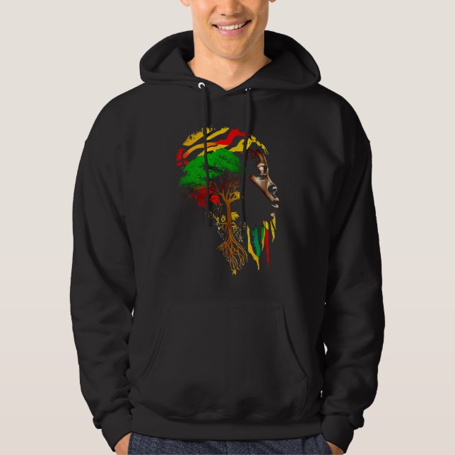 Black history month  African American Ancestors' r Hoodie (Framsida)