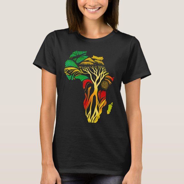 Black history month  African American Ancestors' r T Shirt (Framsida)