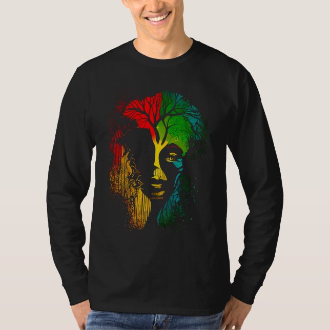 Black history month  African American Ancestors' r T Shirt (Framsida)