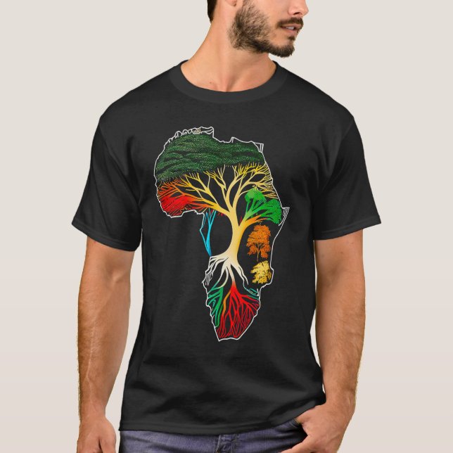 Black history month  African American Ancestors' r T Shirt (Framsida)