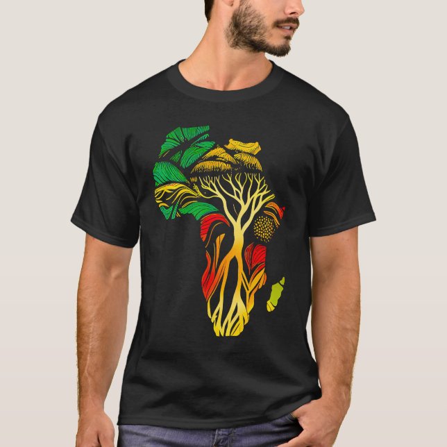 Black history month  African American Ancestors' r T Shirt (Framsida)