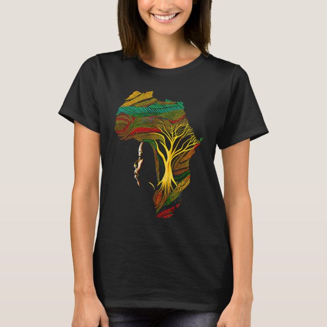 Black history month  African American Ancestors' r T Shirt (Framsida)