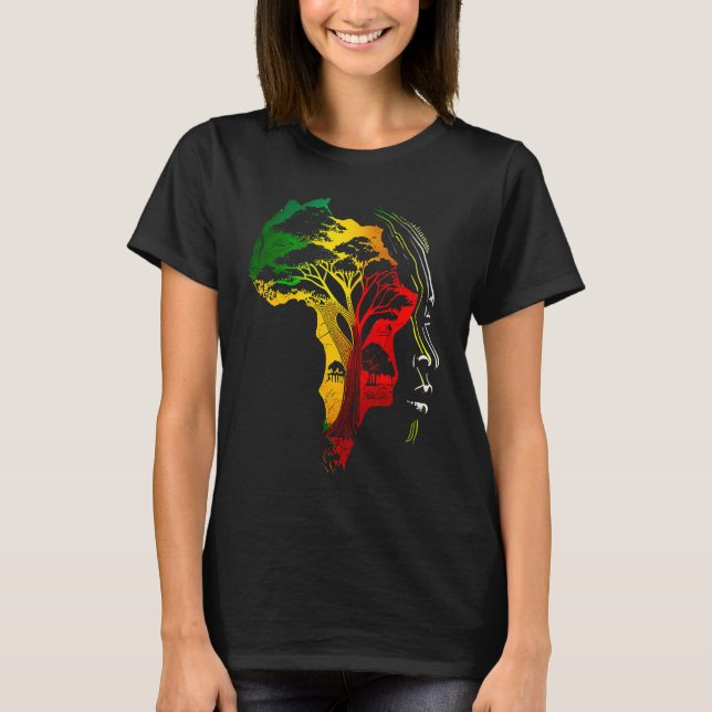 Black history month  African American Ancestors' r T Shirt (Framsida)