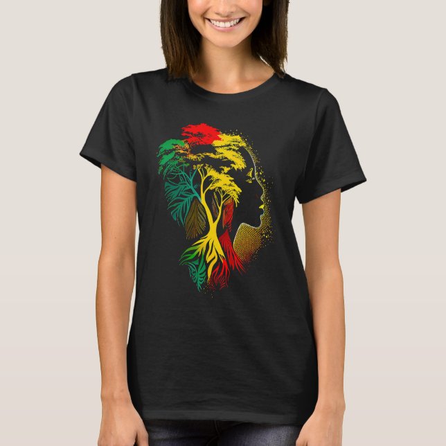 Black history month  African American Ancestors' r T Shirt (Framsida)