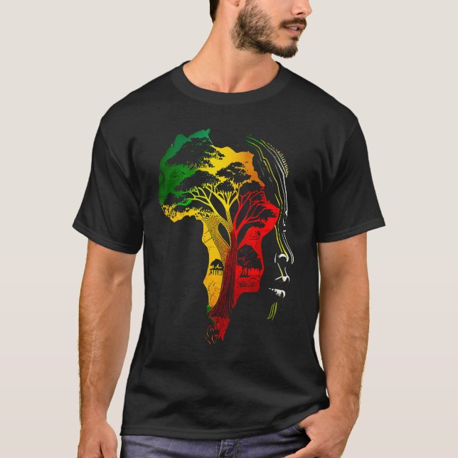Black history month  African American Ancestors' r T Shirt (Framsida)