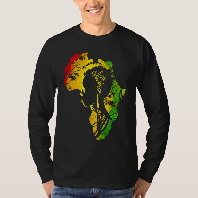 Black history month  African American Ancestors' r T Shirt (Framsida)