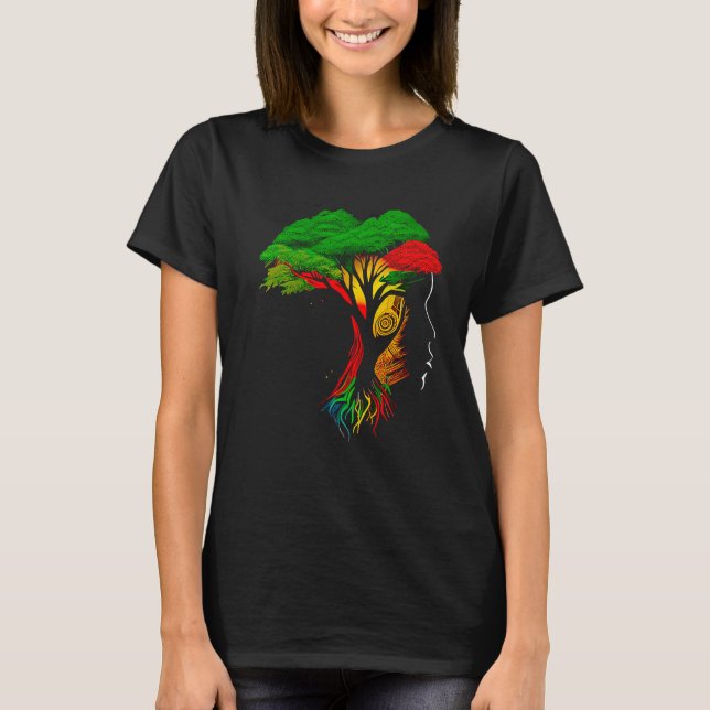 Black history month  African American Ancestors' r T Shirt (Framsida)