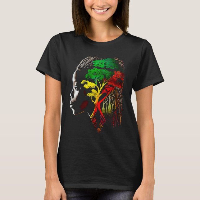 Black history month  African American Ancestors' r T Shirt (Framsida)