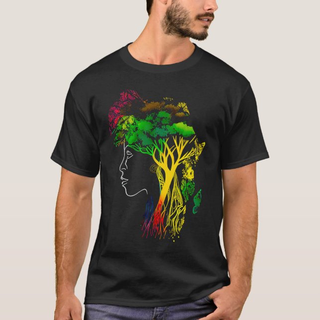 Black history month  African American Ancestors' r T Shirt (Framsida)