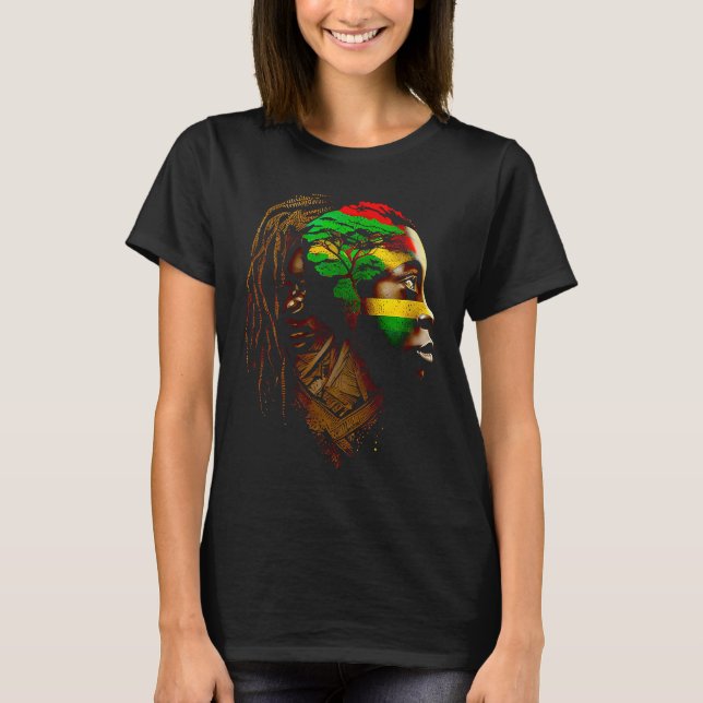 Black history month  African American Ancestors' r T Shirt (Framsida)