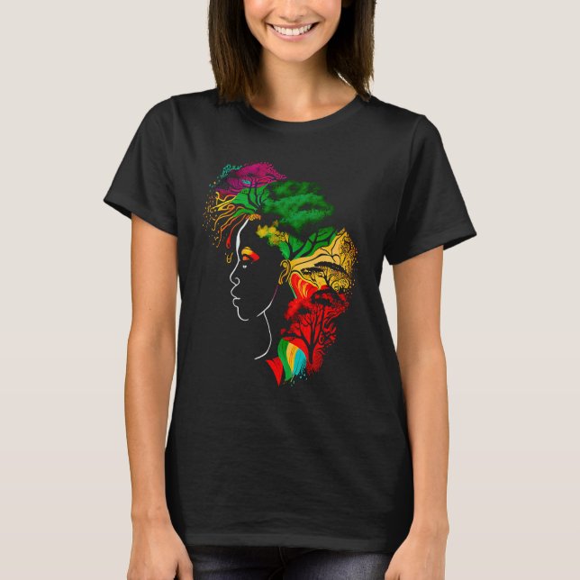 Black history month  African American Ancestors' r T Shirt (Framsida)