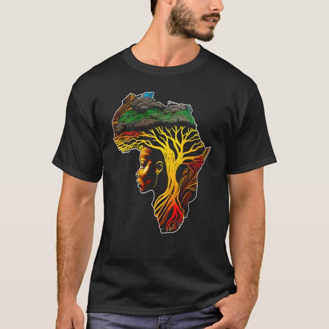 Black history month  African American Ancestors' r T Shirt (Framsida)