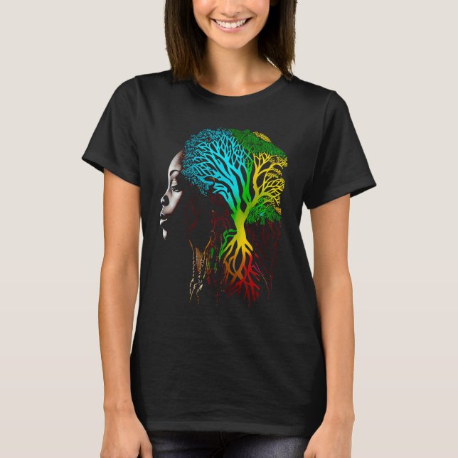 Black history month  African American Ancestors' r T Shirt (Framsida)