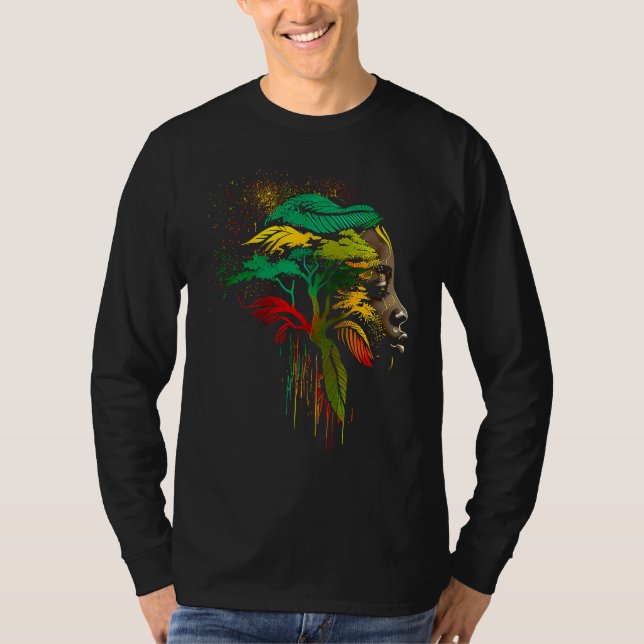 Black history month  African American Ancestors' r T Shirt (Framsida)