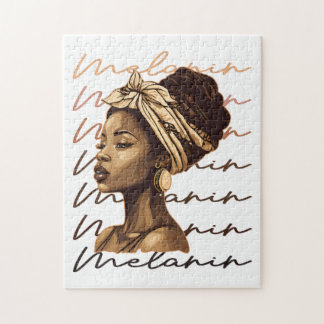 Black History Month African American Black Melanin Pussel