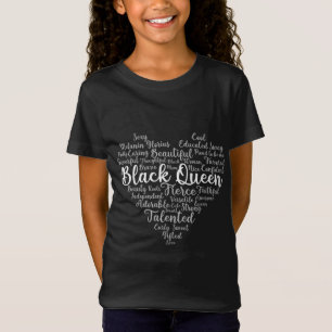 Black History Month African American Black Queen H T Shirt