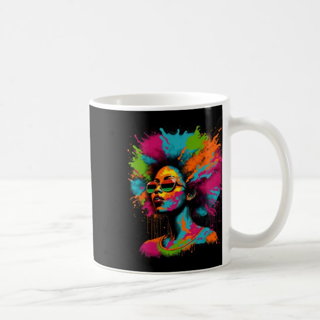 Black History Month African American Black Queen J Kaffemugg (Höger)