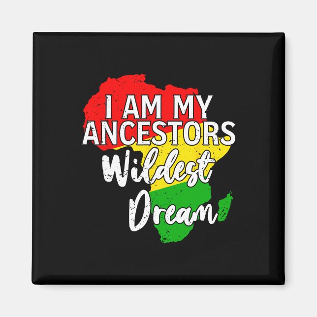 Black History Month African American Blm Juneteent Magnet (Framsidan)