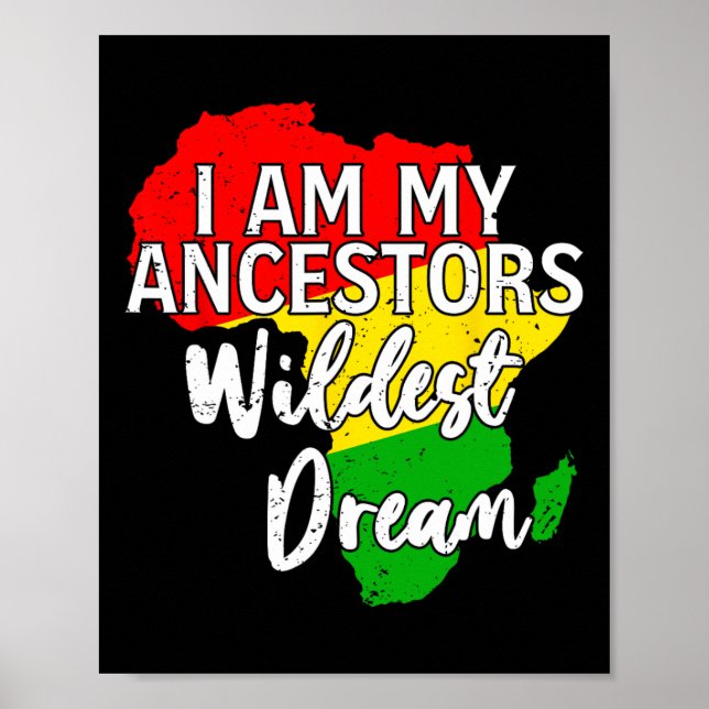 Black History Month African American Blm Juneteent Poster (Framsidan)