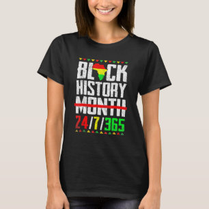 Black History Month African American Melanin Pride T Shirt