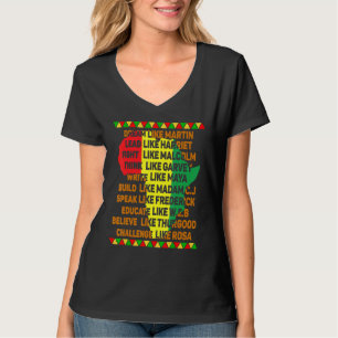 Black History Month African American Melanin Proud T Shirt