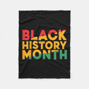 Black History Month African American Pride Manar W Fleecefilt