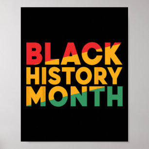 Black History Month African American Pride Manar W Poster