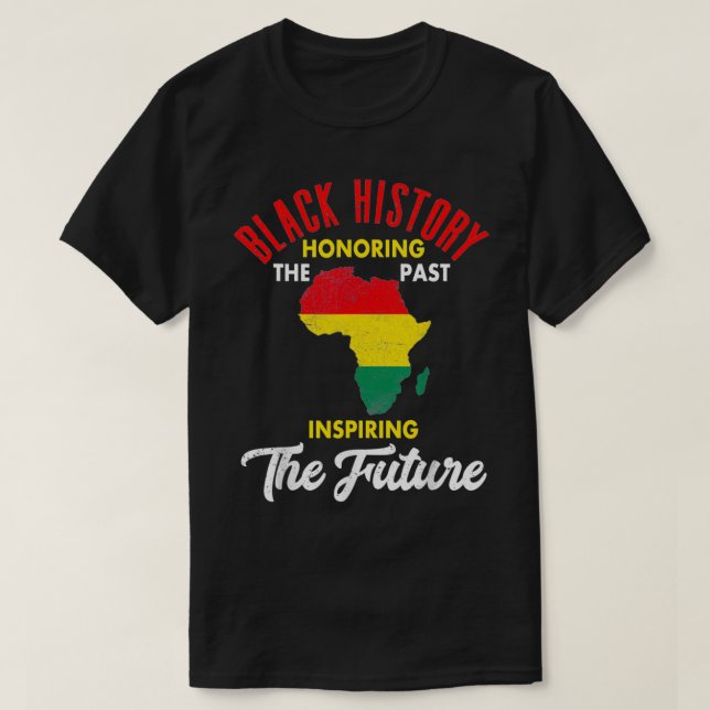 Black History Month African American Proud Women M T Shirt (Design framsida)