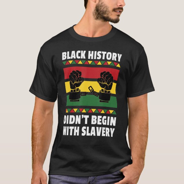 Black History Month African American Quote T Shirt (Framsida)