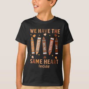 Black History Month African American Samma Heart M T Shirt