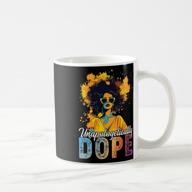 Black History Month African American Unapologetica Kaffemugg (Höger)
