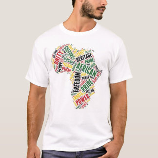 Black History Month African Continent Ord Art T Shirt